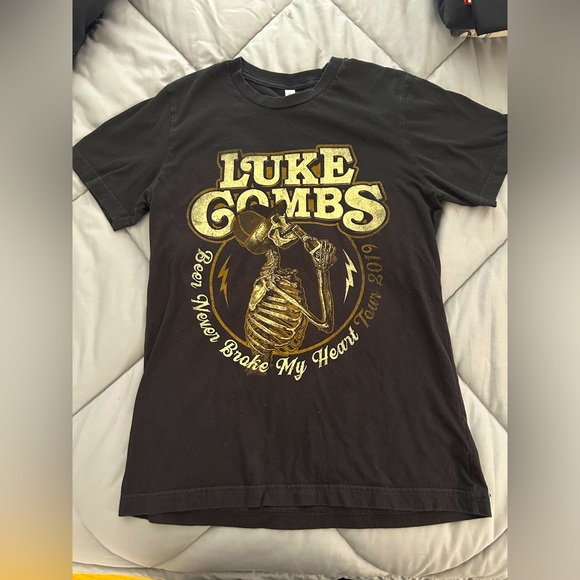Luke Combs Beer Never Broke My Heart 2019 TOUR TSHIRT Medium - Picture 1 of 5
